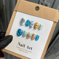Nailbox thiết kế sao biển, sứa biển cute