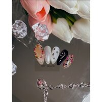 Nailbox thiết kế tráng gương gel nổi - Melia nails