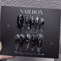 Nailbox thiết kế tráng gương gel nổi cá tính