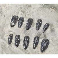 Nailbox tráng gương gel nổi cá tính siêu đẹp