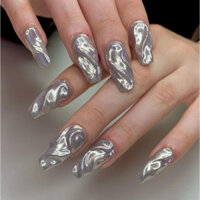 Nailbox tráng gương gel nổi style Hàn Nhật trendy