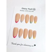 Nailbox vẽ đầu móng sơn nhám