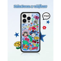 Nailea Devora x Wildflower Tên chung Vỏ điện thoại cho iPhone 15 14 13 12 Pro Max Vỏ cứng WF Vỏ silicon chống rơi Ốp lưng chống sốc cho iPhone 14 15 Plus