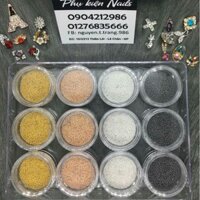 NAILS SHOP- Set bi sắt 4 màu (gold, silver, rose gold, gun grey)