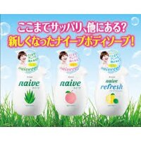 NAIVE - Sữa tắm CHO CẢ GIA ĐÌNH chai 550ml của Nhật