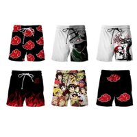 Nam Anime Naruto 3D In Hình Bãi Biển Quần Short Trunks Thời Trang Mùa Hè Quần Ngắn Đi Biển Quần Lướt Sóng