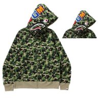 Nam Áo Rời Nam Nữ Cặp Đôi Mặc BBW Đại Học t Ape Đầu bape Áo Khoác Nam Ngụy Trang Có Mũ Trùm Đầu Áo Khoác bape Có Mũ Trùm Đầu t