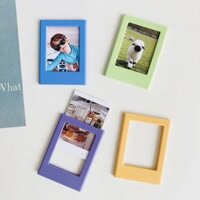Nam Châm 3 Inch ảnh Instax Giấy Cho Fujifilm Mini 12/11/9/Evo tấm dán bảo vệ camera khung màu