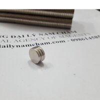 Nam châm đất hiếm 12.5x1.5mm, loại nam châm lực hút mạnh kích thước D12,5mm dày 1,5mm