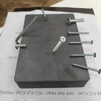 Nam châm đen Ferrite 150x100x25mm lắp trong dây truyền lọc sắt