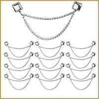 Nam châm Hijab có dây chuyền 10X Trâm cài không pin Quần áo Hijab Chân đa năng Nút từ tính mạnh mẽ dành cho nữ ofaravn