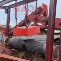 Nam châm lọc tách sắt sử dụng trong nhà máy sản xuất viên nén, mùn cưa, dăm gỗ