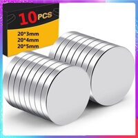 Nam châm Neodymium mạnh 20 * 5mm cho đồ thủ công, Nam châm hạng nặng Nam châm tủ lạnh tròn nhỏ cho văn phòng, Bảng trắng, Tủ xóa khô
