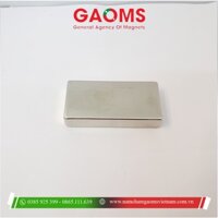 Nam châm nguyên khối chữ nhật 50x25x10mm GAOMS, nam châm vĩnh cửu