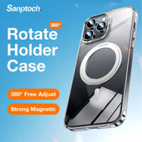 Nam Châm Sanptoch Xoay 360 Độ° Ốp Điện Thoại Chống Sốc Có Giá Đỡ Xoay Tàng Hình Cho iPhone 14 13 12 Pro Max 14 Plus