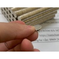 Nam châm siêu mạnh giá rẻ tại Hà Nội, nam châm đất hiếm KTh 12x2mm