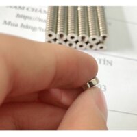 Nam châm tròn có lỗ 8x3 lỗ 3mm, nam châm làm đồ chơi câu cá nhựa