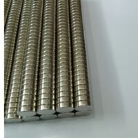 Nam châm viên đất hiếm, nam châm trắng 10x3mm
