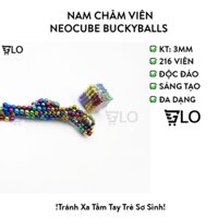 Nam Châm Viên Đồ Chơi Sáng Tạo Trí Tuệ Đồ Chơi Trẻ Em Neocube Buckyballs 3-5mm 216 Viên