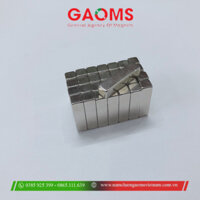 Nam châm vĩnh cửu 20x5x5mm GAOMS, nam châm trắng đất hiếm