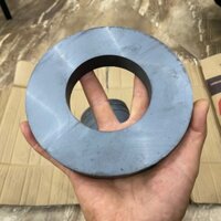 Nam châm vĩnh cửu D156x20 lỗ 80mm dùng lắp trục động cơ, nam châm hít đinh, nam châm loa