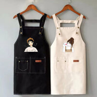 Nam Chống Thấm Nước Thoáng Khí Hộ Gia Đình Nữ Thời Trang Dễ Dàng Làm Sạch Tạp Dề Chống Dầu Làm Việc 1.6 Nhà Bếp Quần Áo Làm Việc Wear-Re