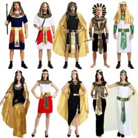 Nam Cổ Ai Cập Pharaoh Trang Phục Bộ Vua Ai Cập Vua Tut Cosplay Bộ Trang Phục Hóa Trang Halloween Nữ Thần Cleopatra Trang Phục Hóa Trang Vai Trò Chơi Trang Phục Biểu Diễn