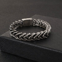 Nam Độc Đoán Độc Đáo Vòng Tay Inox Hợp Thời Trang Nam Đơn Giản Phù Hợp Với Vòng Tay Thép Titan Retro
