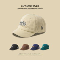 Nam Đường Phố Ngắn Vành Xanh Mềm Mũ Nữ 3.17 Dạo Phố Phong Cách Nhật Bản Thêu Mũ Bóng Chày Tất Cả Trận Đấu Mũ