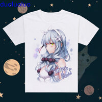 Nam Frontline Hk416 Anime Áo thun trắng giản dị Unisex Áo ngắn tay #G7
