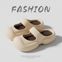 Nam Giày Lưới Slip-On Màu Trơn Loafers Dép Phẳng Mùa Hè Cặp Đôi Giày Nửa Dép Plus Size6IS6S