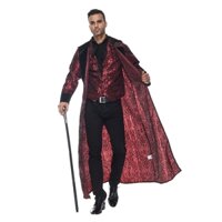 Nam Gothic Ma Cà Rồng Cao Cấp Trang Phục Halloween Người Lớn Đẹp Trai Công Tước Dracula Cosplay Trang Phục Nam Đảng Biểu Diễn Sân Khấu Nhập Vai Hoàng Tử Lạ Mắt Trang Phục Đạo Cụ