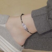 Năm Hoàng Đế Tiền Dây Đỏ Vòng Chân Nữ Benming Năm Chuyển Hạt Mới Nhất Vòng Chân Niche Thiết Kế Cặp Đôi Một Đôi Chân Trang Sức20250307