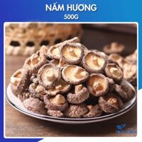 Nấm hương 500g (Nấm quý nấu canh, lẩu nấm, nấm dưỡng sinh. phục hồi sức khỏe) - Thảo dược Hạnh Nguyên