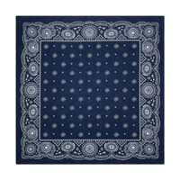 Nam Khăn Cho Nam Cửa Hàng Hạt Điều Hoa Khăn Trùm Đầu Vuông 3.24 Ami Kaki Cotton Nguyên Chất Cưỡi Phong Cách Nhật Bản In Hình Mặt Khăn Cổ Điển