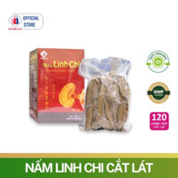 NẤM LINH CHI DOMESCO cắt lát (Hộp 1 gói x 120g) Hỗ trợ ổn định huyết áp và tim mạch, nâng cao hệ miễn dịch.