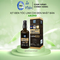 Nấm Linh Chi Kích Đen Tóc Akino Nhật Bản - Xịt Đen Tóc Akino Phủ Bạc, Làm Đen Tóc Từ Gốc Đến Ngọn, Nuôi Tóc