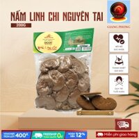 Nấm linh chi nhãn xanh Giang Phong - Nấm linh chi đỏ - Nấm linh chi thái lát - Thực phẩm tốt cho sức khỏe.