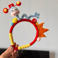 Năm Mới Dễ Thương Ngộ nghĩnh Rắn Nhỏ Nhiều Màu Sắc Băng Đô DIY Chất Liệu Gói Năm Rắn Mũ Đội Đầu Ngày Lễ Sự Kiện Không Khí Trang Trí