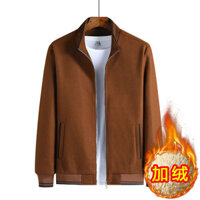 Nam Nam Áo Len Thu Đông Phong Cách Mới Lông Cừu Lót Áo Khoác Nam Trung Niên Người Cao Tuổi Thường Ngày Rời Top Bố Mặc Nam zy25313
