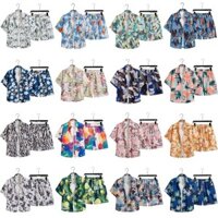 Nam Nữ 3.36 Chống Nước Lễ Hội Áo Sơ Mi Hoa Sự Kiện Thường Ngày Vân Nam Tay Ngắn Đi Biển Quần Phù Hợp Với Thái Lan Hoa Khô Nhanh