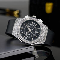 [Nam nữ + bảo hành 12th] Đồng hồ Nam HuBot -42mm đính đá cao cấp - Hàng mới về