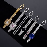 Nam Pha Lê Cà Vạt Kẹp Đồng Thời Trang Phù Hợp Với Cà Vạt Kẹp Nam Zircon Kinh Doanh Cổ Kẹp Áo Sơ Mi Trang Sức Cho Tiệc Cưới Phụ Kiện