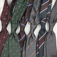 Nam Sọc Sang Trọng Thời Trang Xu Hướng Thường Ngày Buộc Hạt Điều Màu Nâu Paisley Doanh Nghiệp Chổi 8CM Tie
