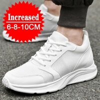 Nam Thang Máy Giày Tăng Chiều Cao Giày Thể Thao Cho Nam 10cm Thể Thao Giày Vô Hình Bên Trong Tăng Chiều Cao Giày Cho Nam 8cm
