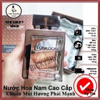[NAM TÍNH BẠC HÀ] Nước Hoa Nam Chính Hãng LONKOOM FLOWING TIME 100ML Mùi Hương Nam Tính Thơm Nam Lôi Cuốn Mạnh Mẽ