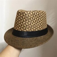 Nam Top Hat Hợp Thời Trang Phiên Bản Hàn Quốc Mũ Chống Nắng Mùa Hè Mũ Mỏng Nam Mùa Hè Mũ Chống Nắng Ngoài Trời Mũ Jazz Mũ Rơm20250328