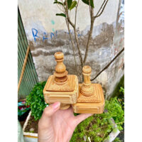 Nậm tre vuông hộp lồng chim chào mào hàng tre già vip