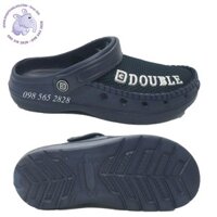 nam unisex Dép sục nam nhựa  DOUBLE Thái Lan, phần quai chất liệu lưới dệt, đế nhựa xốp đúc, nhẹ, mềm, thoáng chân, size