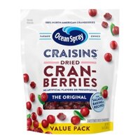 Nam Việt Quất sấy khô Ocean Spray Craisins, vị nguyên bản, 680g